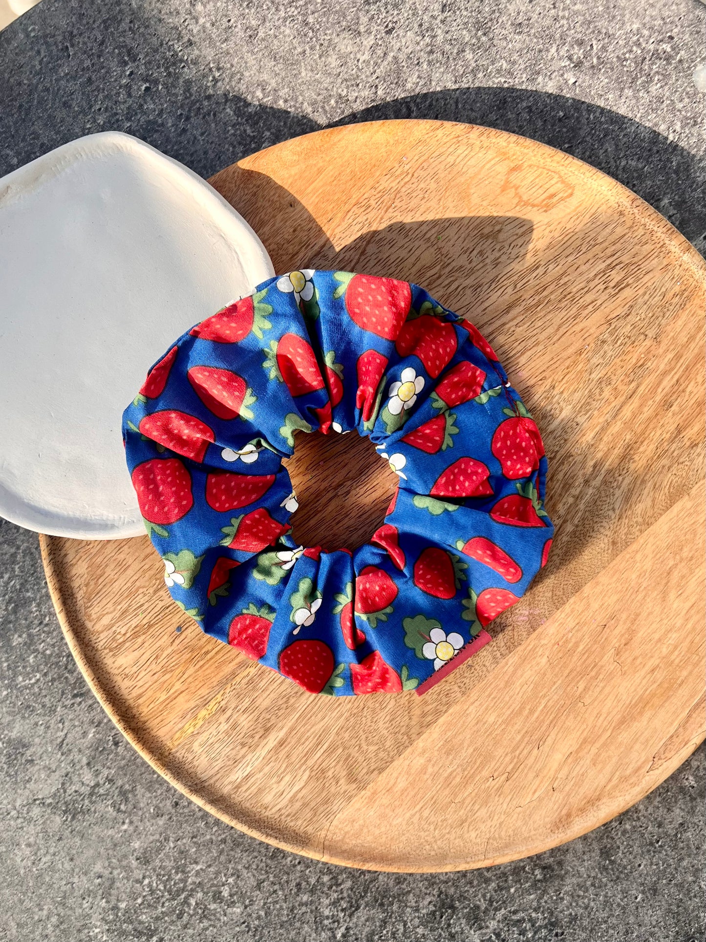 Fragaria L Scrunchie