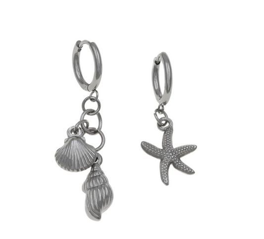 Lemnos Silver Hoops