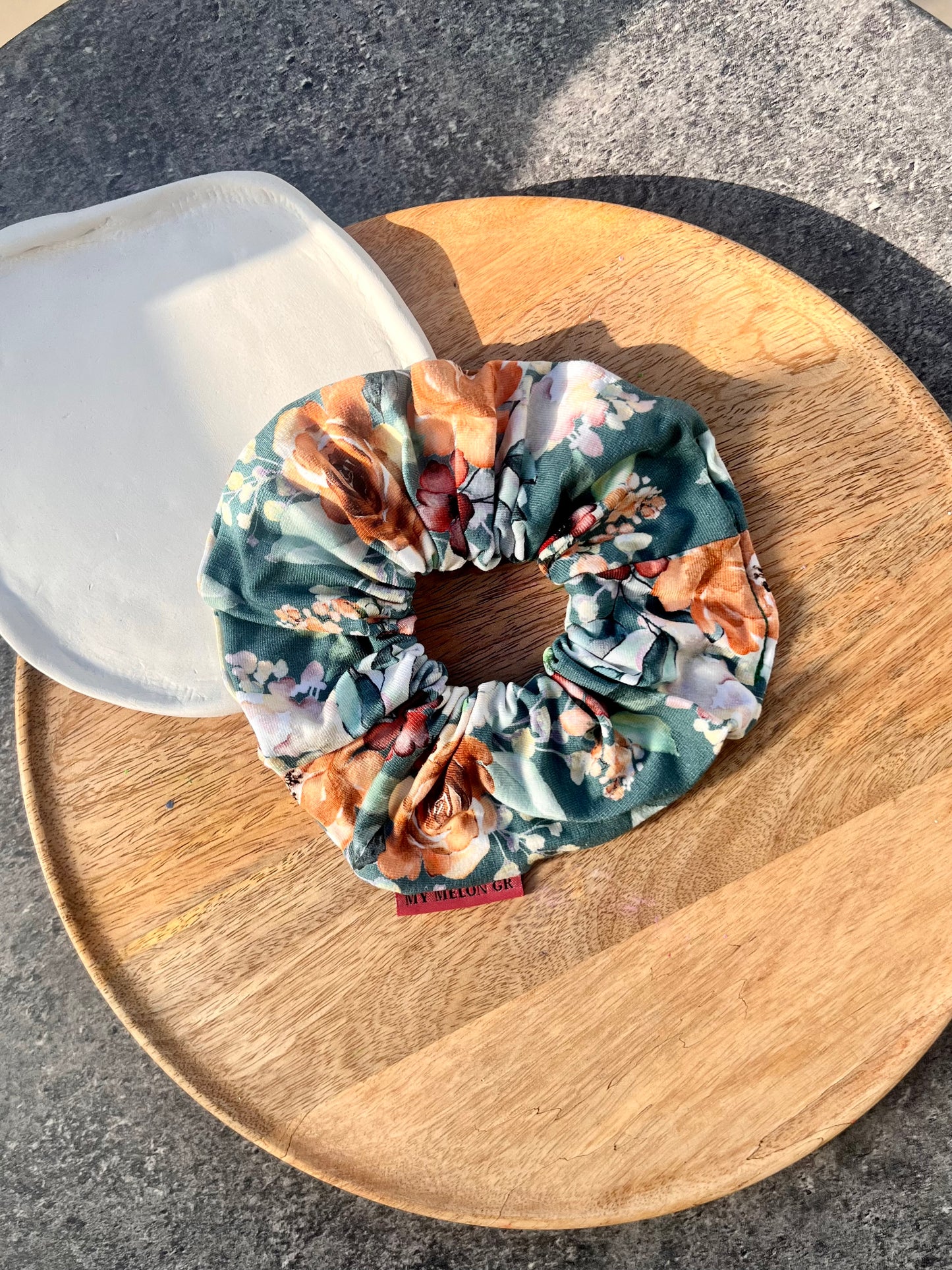 Green Bouquet XL Scrunchie