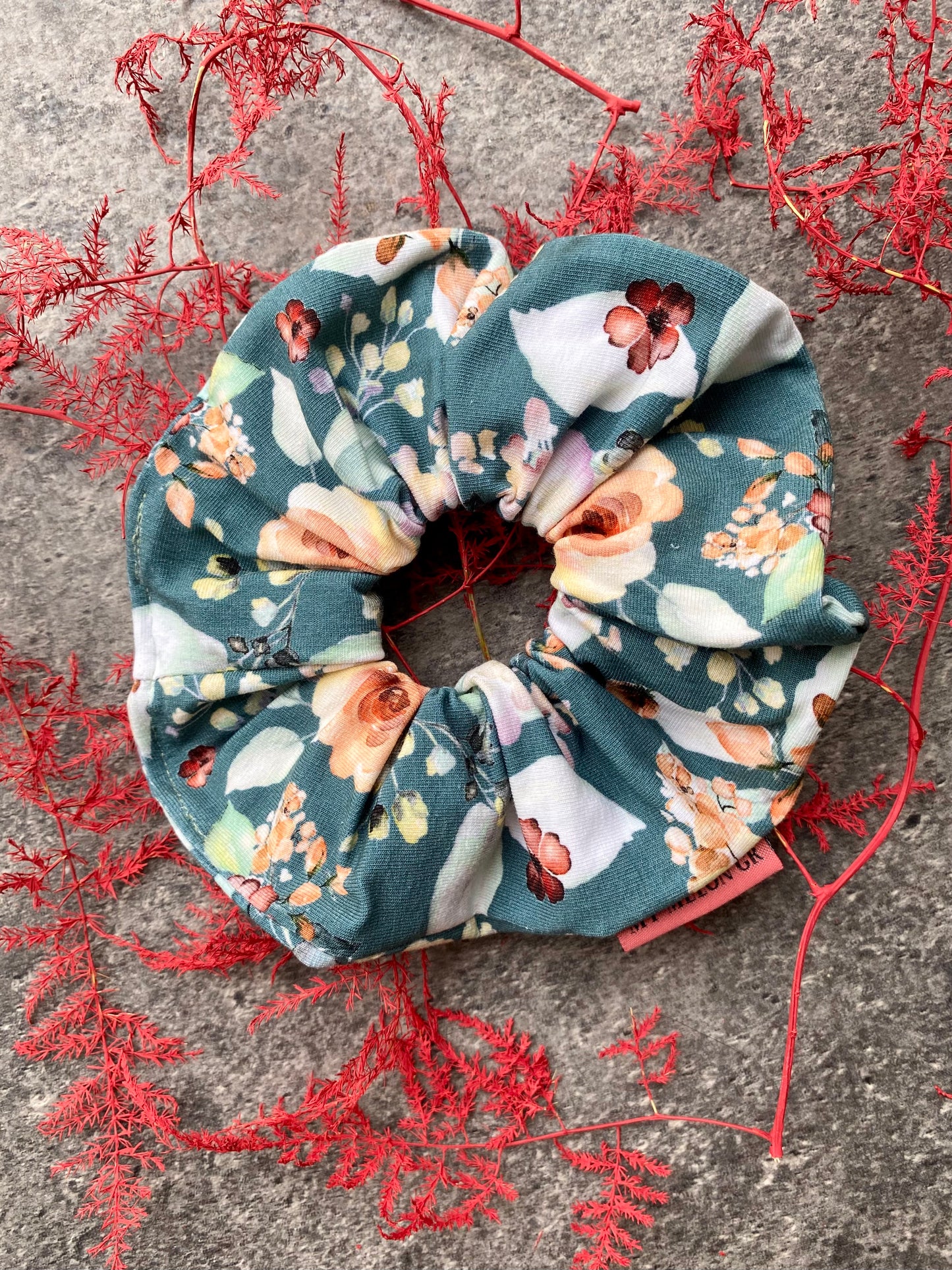 Green Bouquet XL Scrunchie