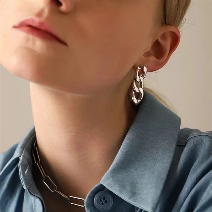 Spiral  Silver Earrings