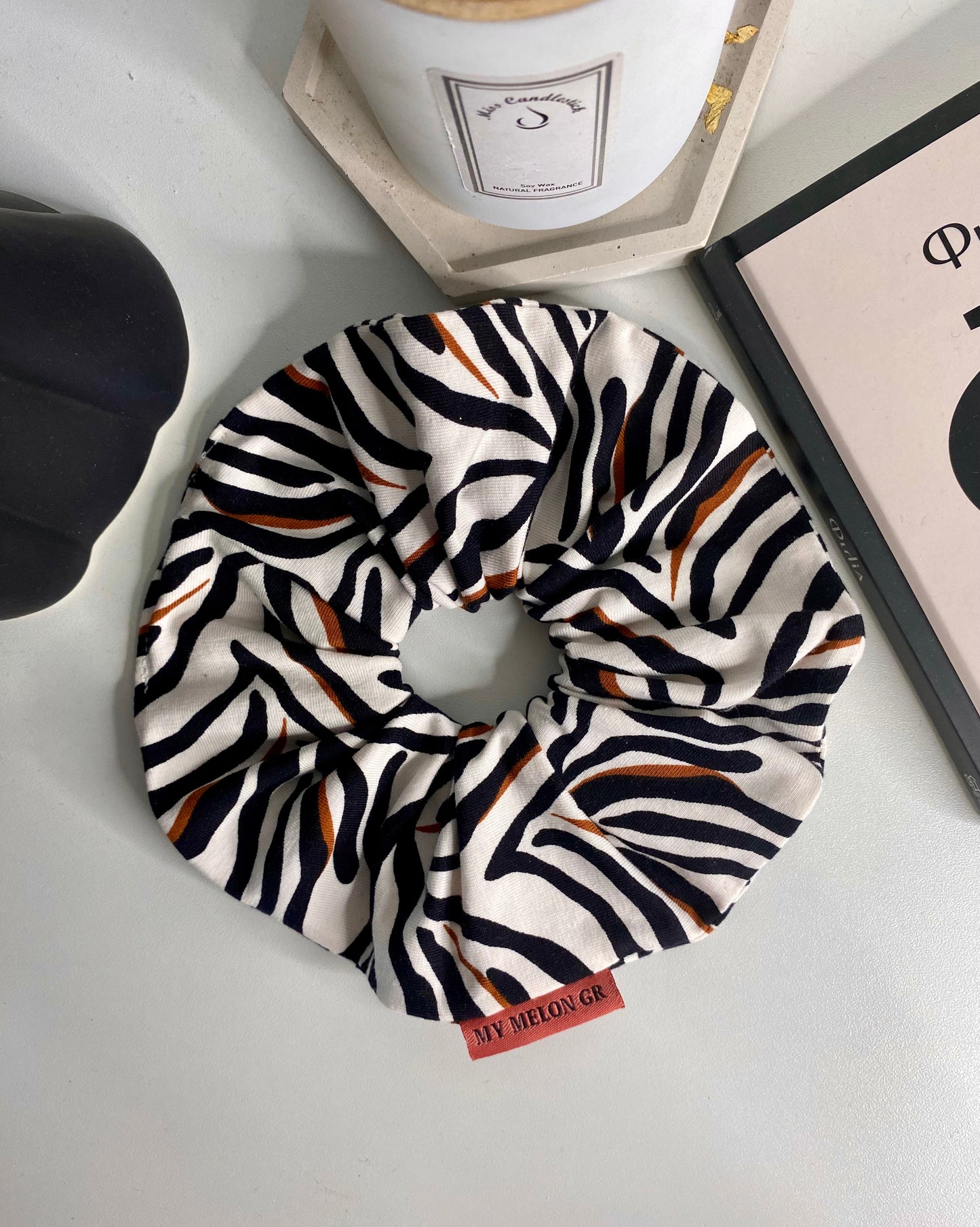 Zippy Zebra  XL Scrunchie