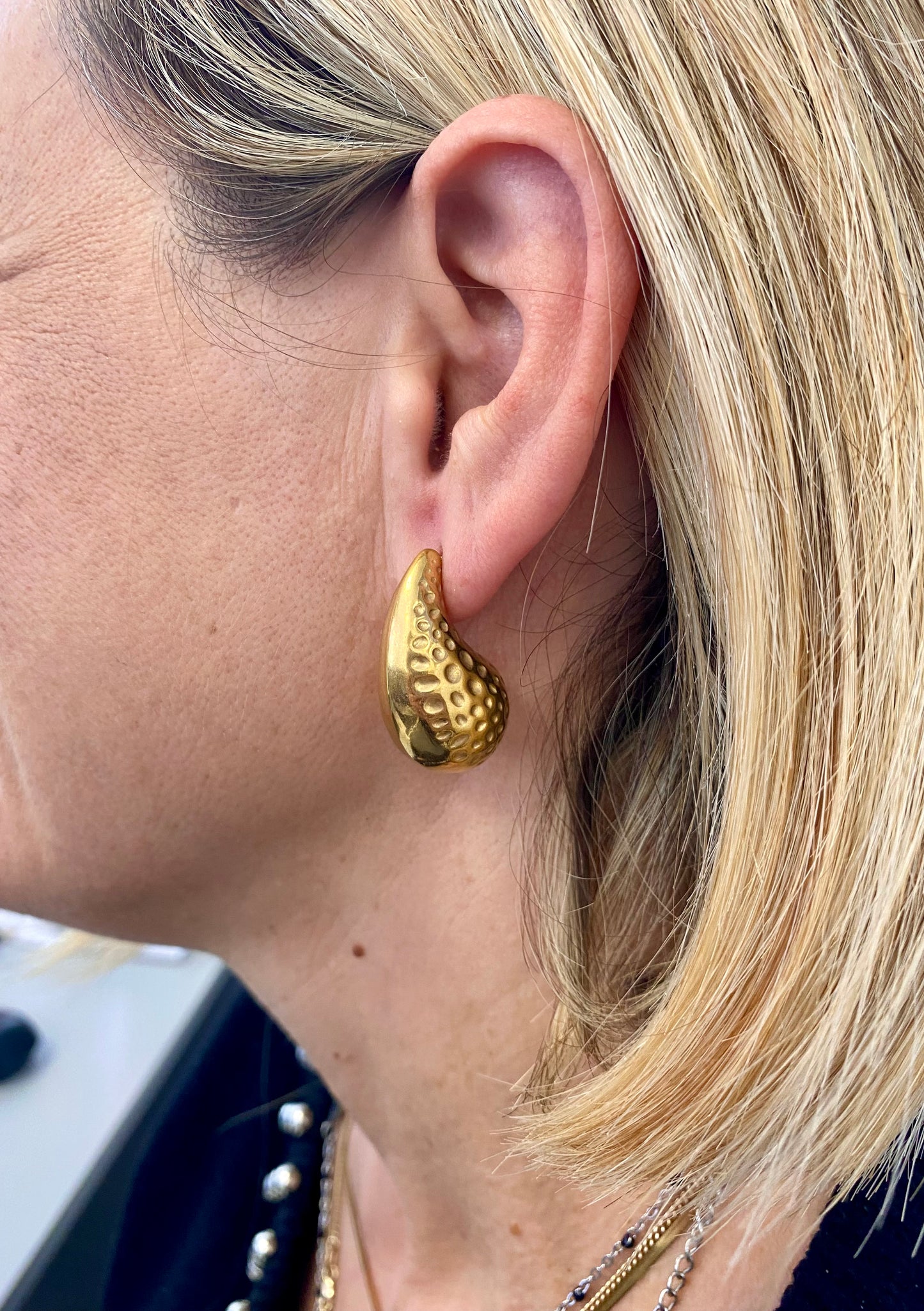 Drop -Bottega- Kylie Earrings-σφυρήλατα