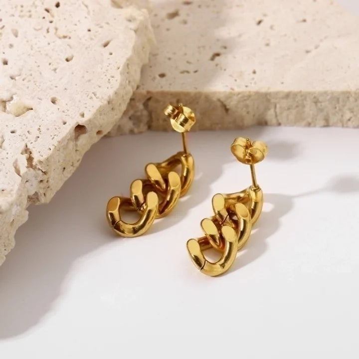 Spiral  Silver Earrings