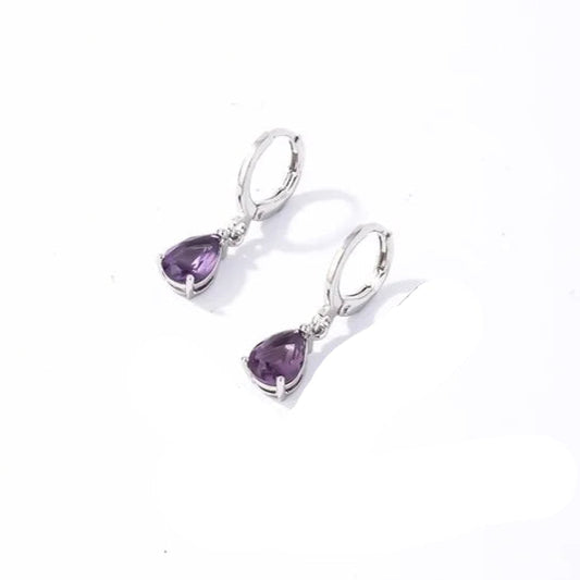 Olivia Purple Earrings