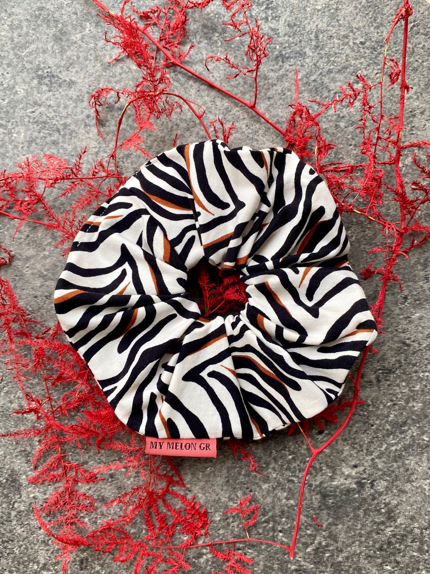 Zippy Zebra  XL Scrunchie