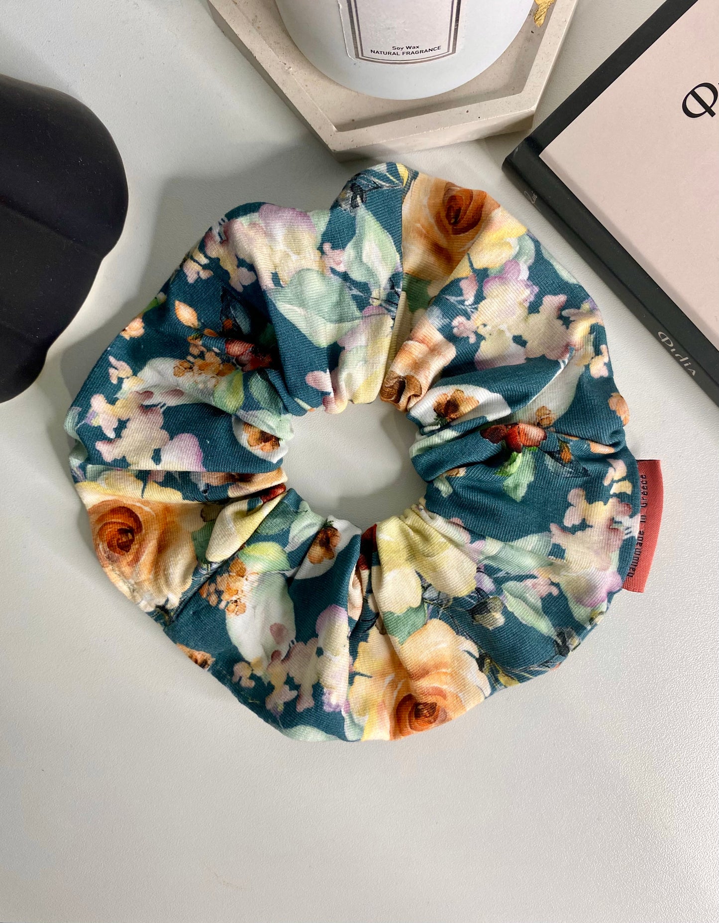 Green Bouquet XL Scrunchie