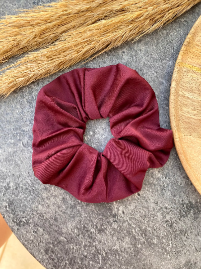 Wine Red (L) Scrunchie